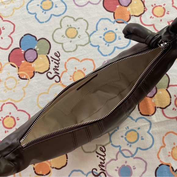 Lemaire Brown Croissant-Shaped Leather Bag - Picture 4 of 8